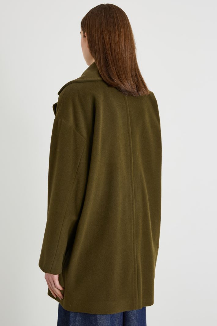 Double-breasted drap coat Intrend - 3