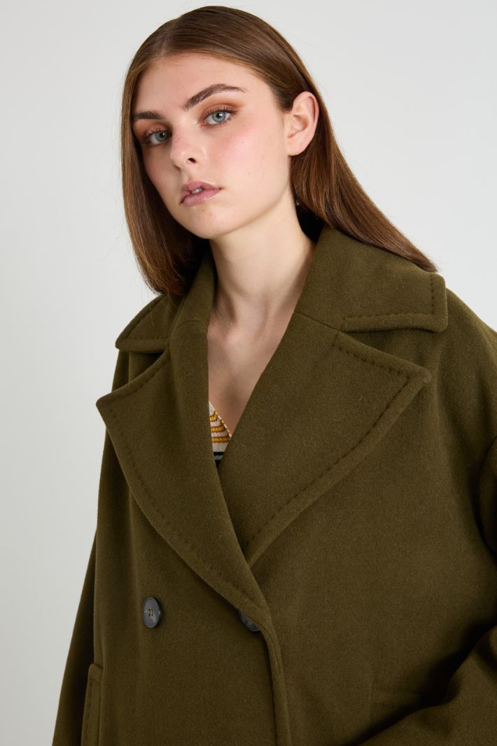 Double-breasted drap coat Intrend - 4
