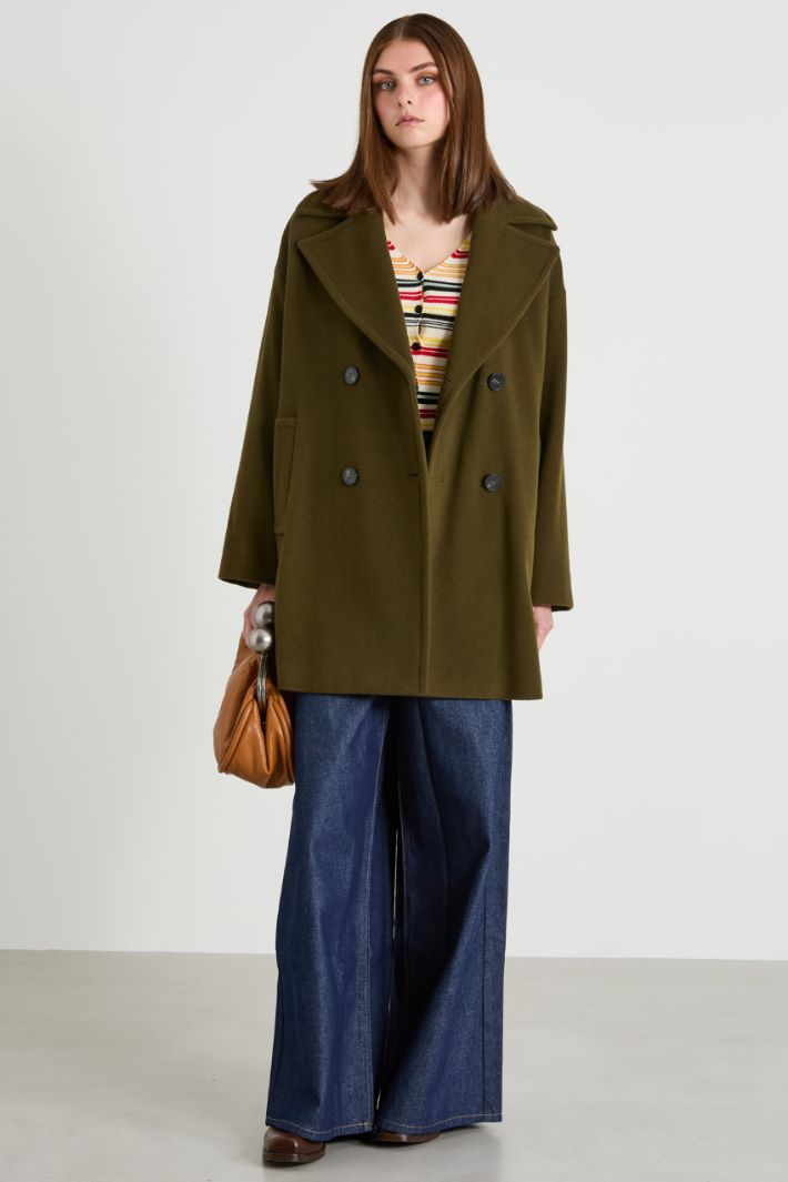 Double-breasted drap coat Intrend