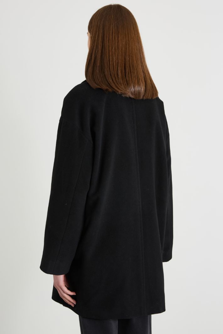 Double-breasted drap coat Intrend - 3