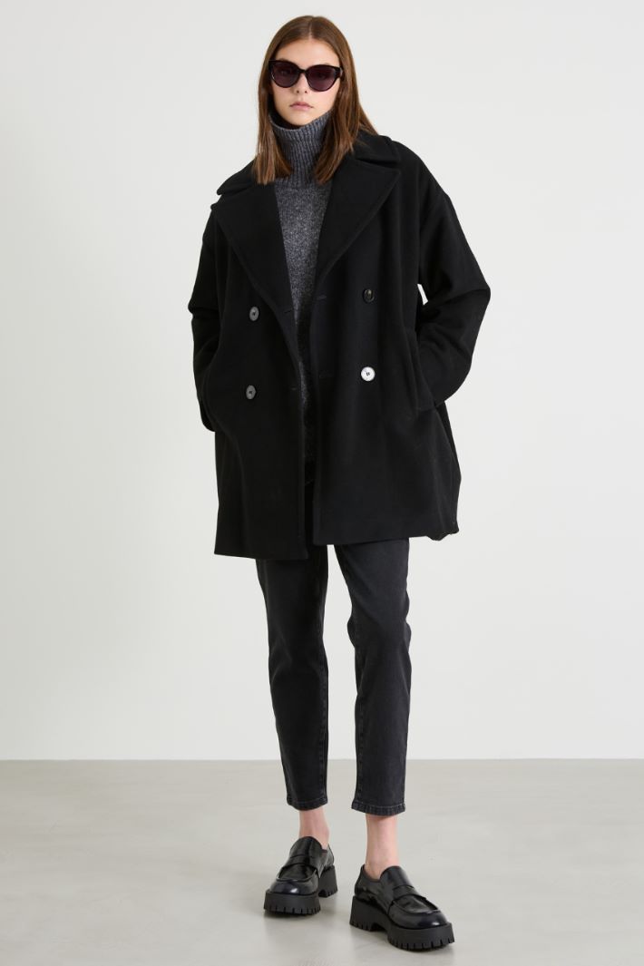 Double-breasted drap coat Intrend