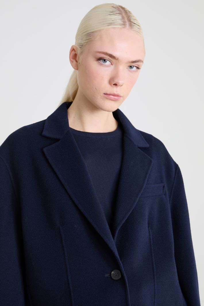 Chaqueta de botonadura simple de lana Intrend - 4