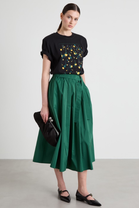 Pleated taffeta skirt Intrend