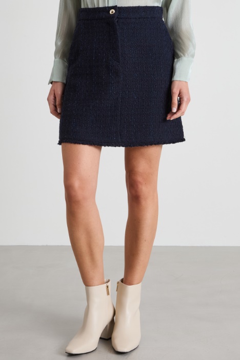 Gonna corta in stuoia