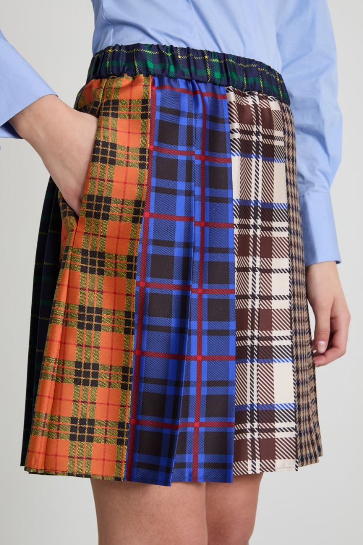 Minigonna patchwork