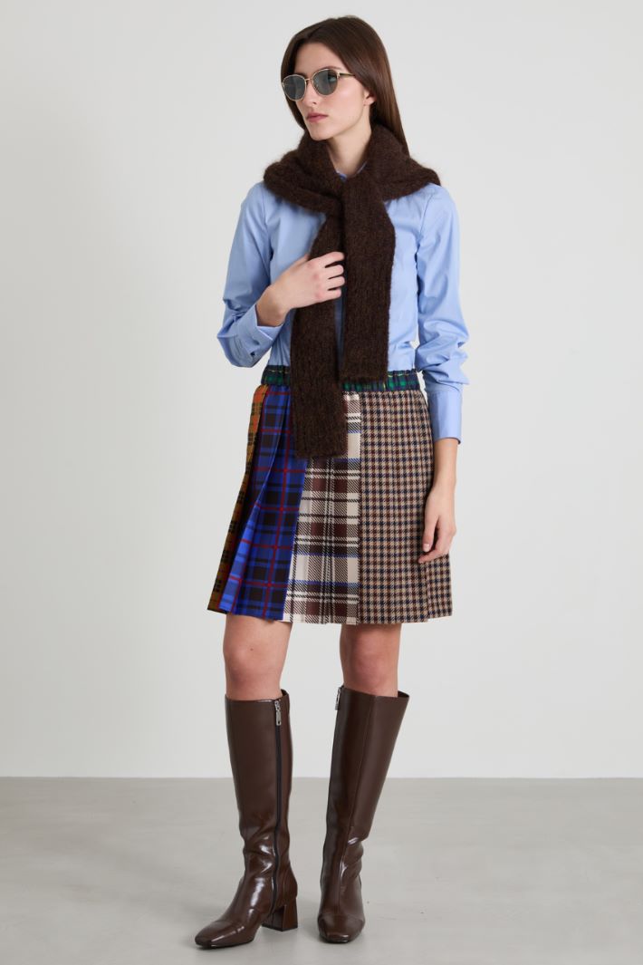 Minigonna patchwork