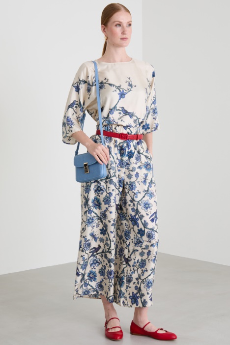 Silk twill blouse Intrend