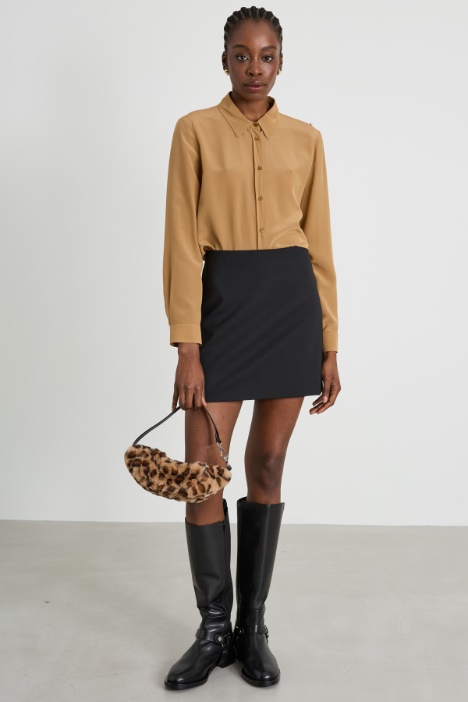 Flowing crepe shirt Intrend