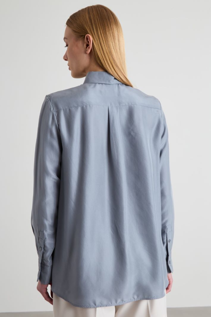 Camicia in seta lavata Intrend - 2