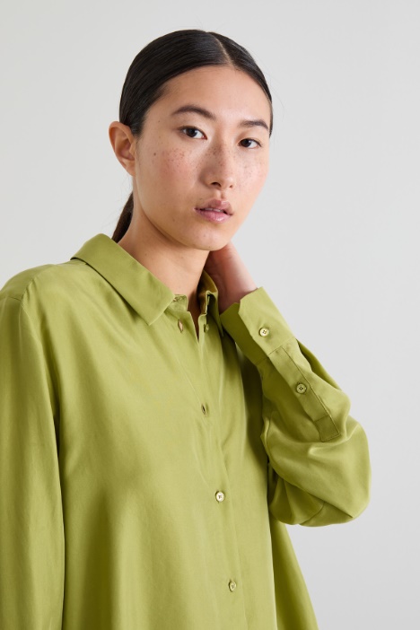 Camicia in seta lavata
