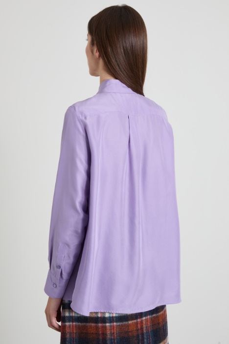 Camicia in seta lavata