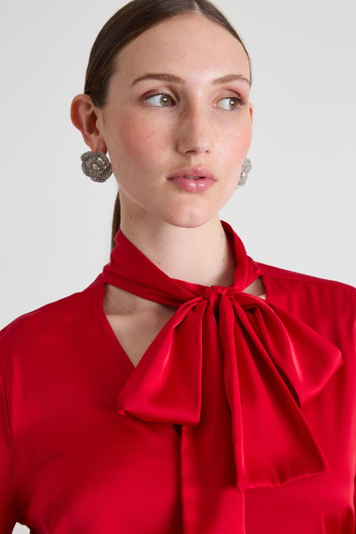 Shirt with sash detail Intrend - 4