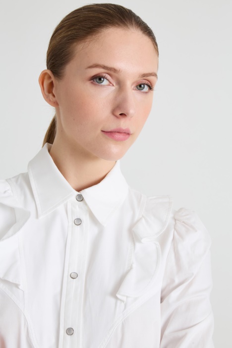 Camicia con volant