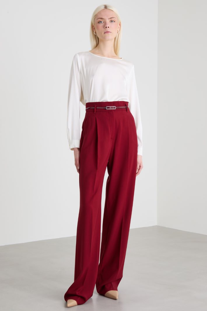 Stretch satin blouse Intrend - 3