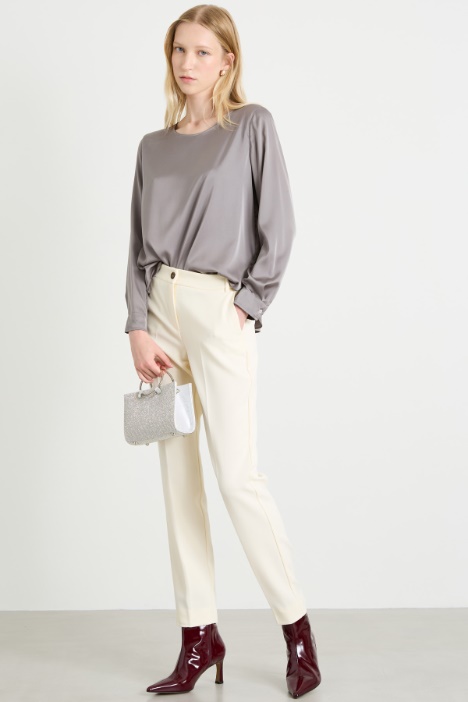 Stretch satin blouse Intrend