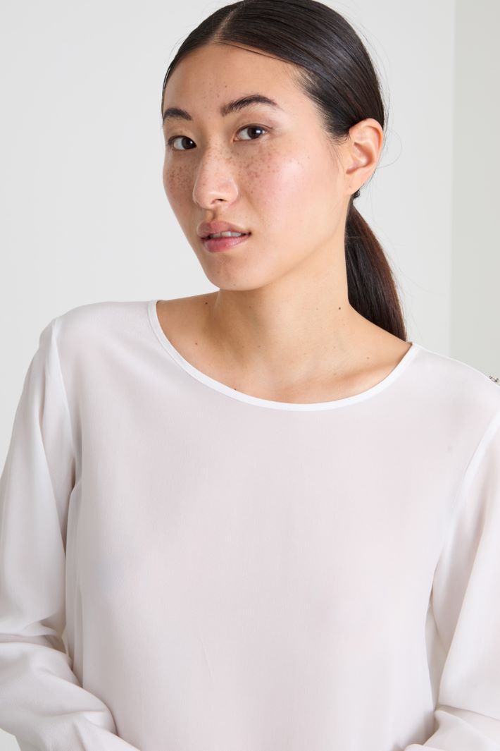 Pure silk blouse Intrend - 4