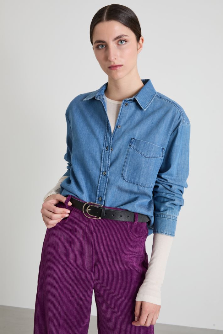 Cotton denim shirt Intrend