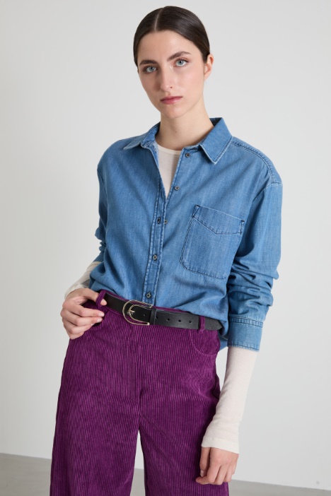 Cotton denim shirt Intrend