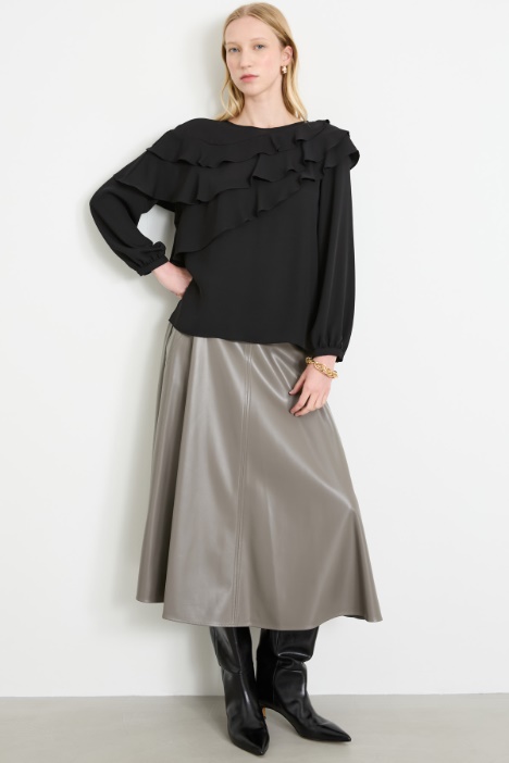 Blouse with ruffle Intrend
