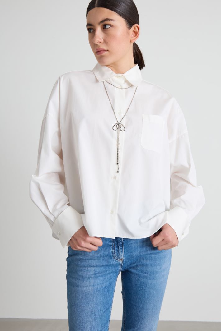 Poplin over shirt Intrend