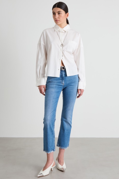 Poplin over shirt Intrend