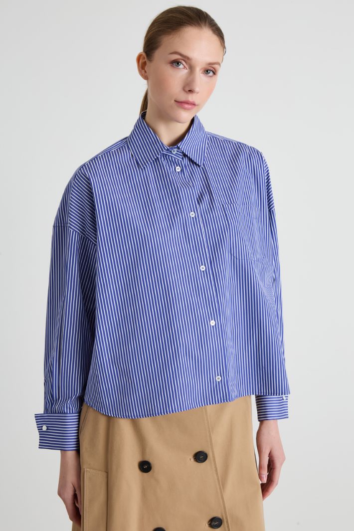Camisa oversize de popelina