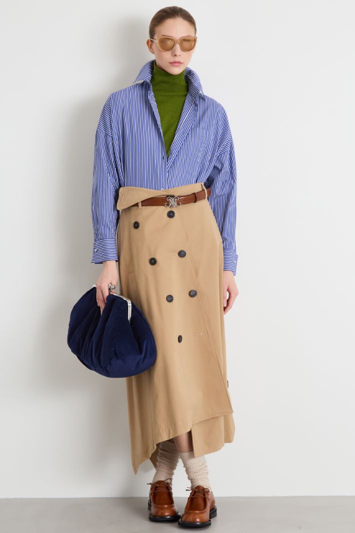 Camisa oversize de popelina
