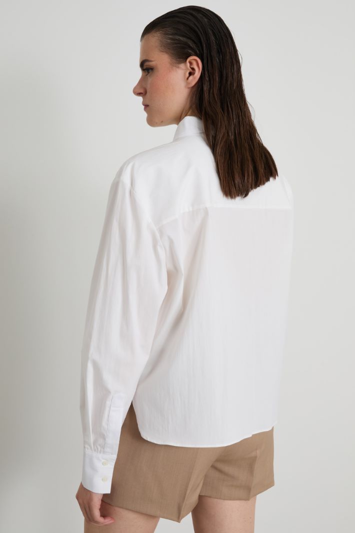 Shirt with rhinestones applied Intrend - 2