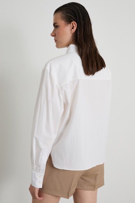 Camicia con strass applicati