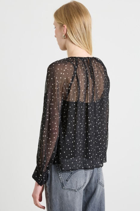 Blusa in creponne