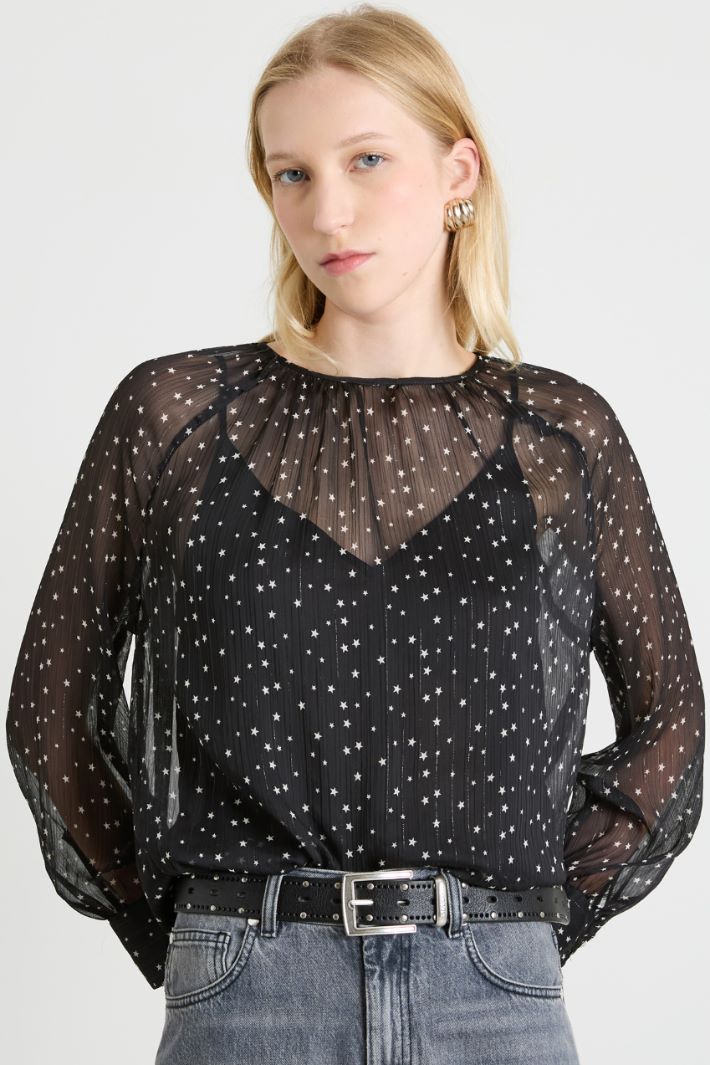 Crepon blouse Intrend