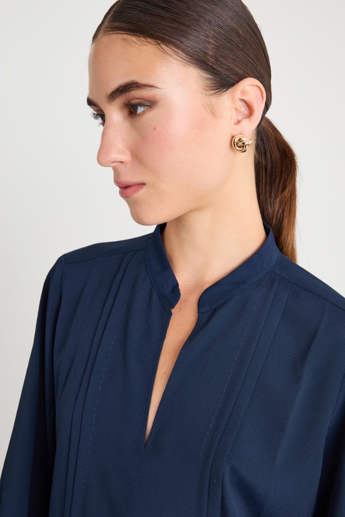 Pleated detailed blouse Intrend - 4