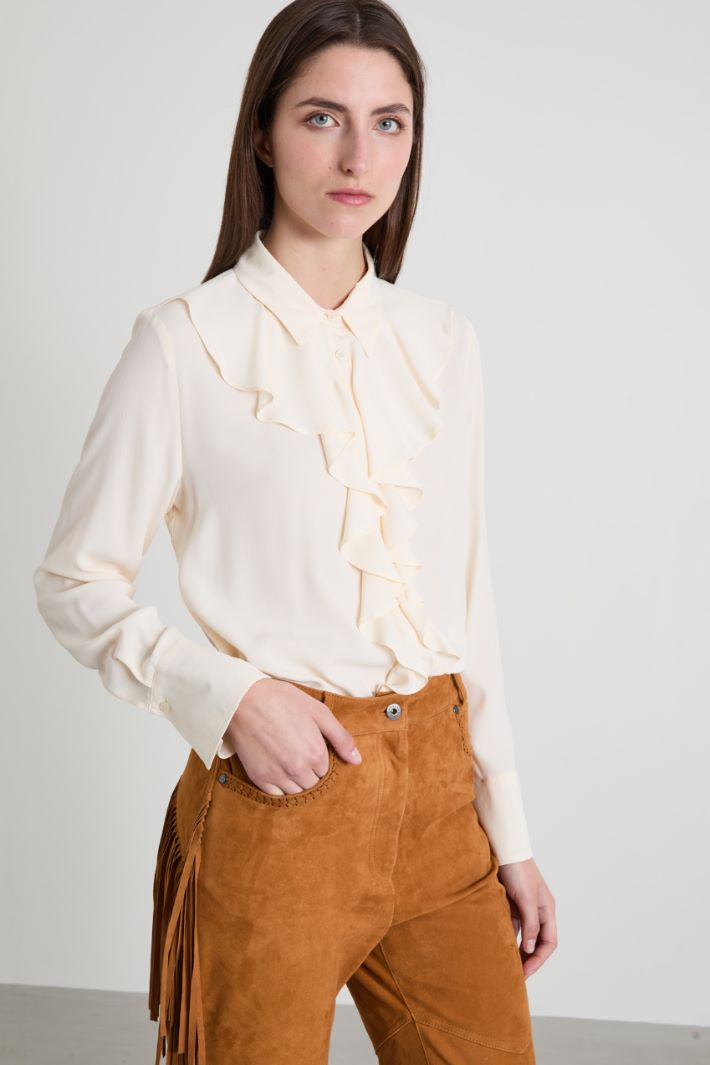 Ruffle shirt Intrend