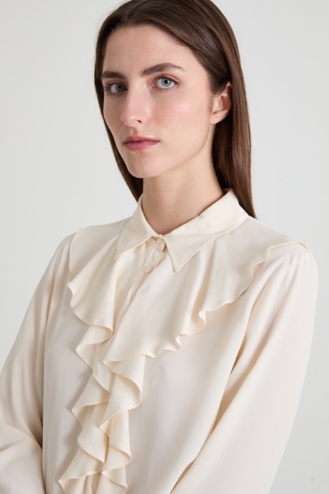 Camicia con volant