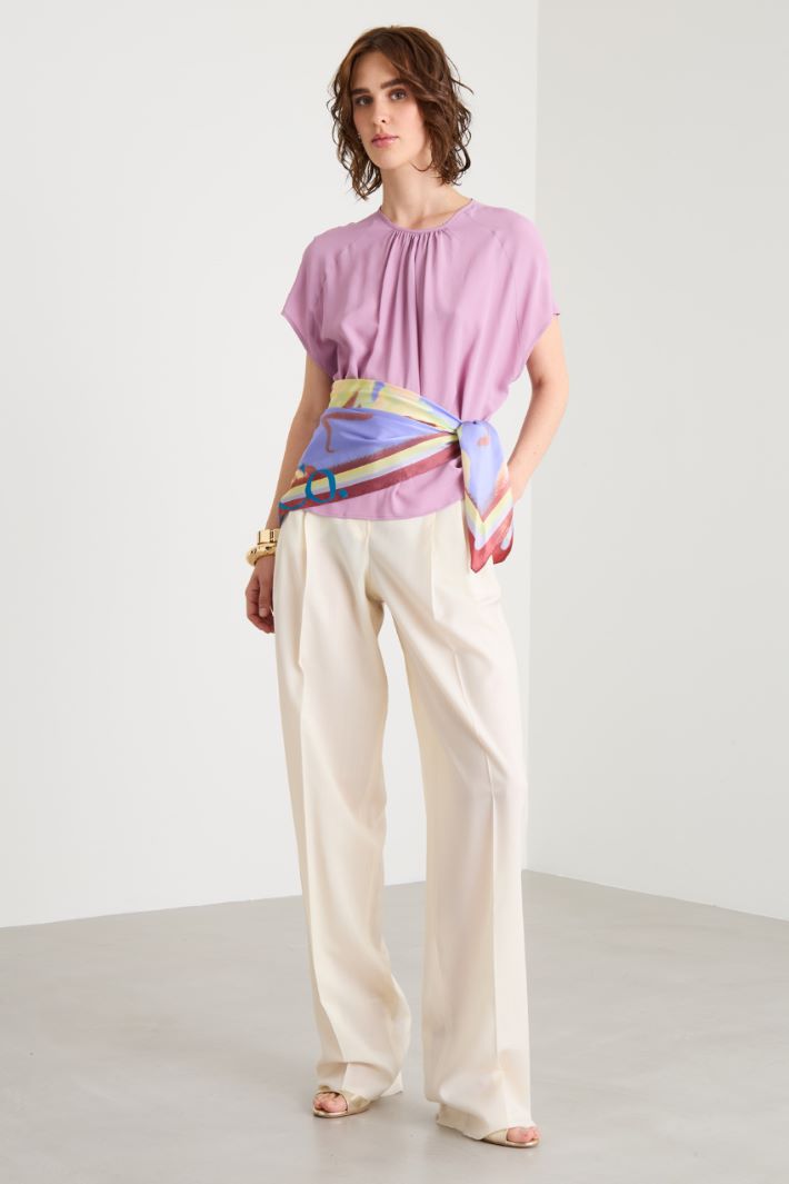 Crepe de chine blouse Intrend
