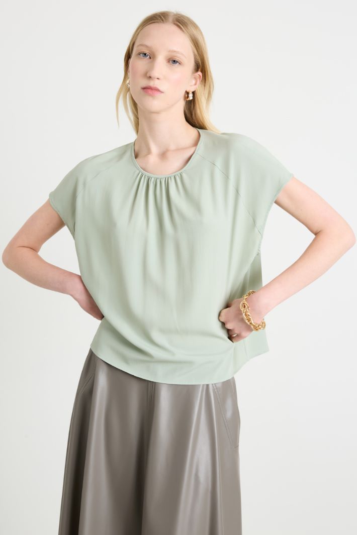 Crepe de chine blouse Intrend