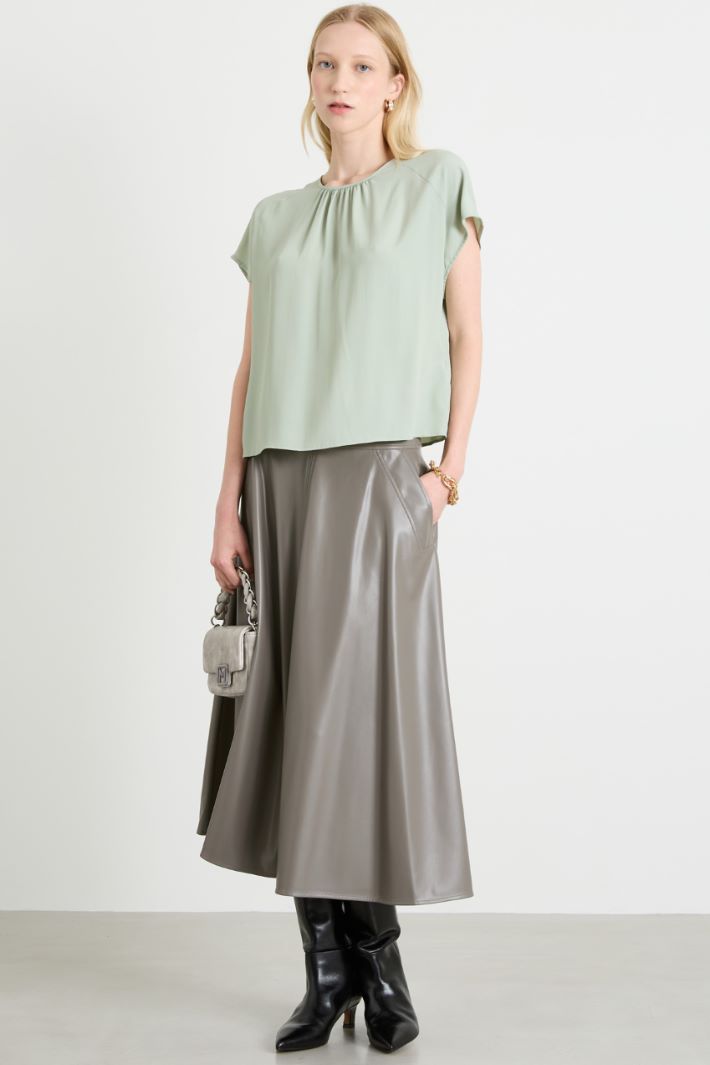 Crepe de chine blouse Intrend - 3