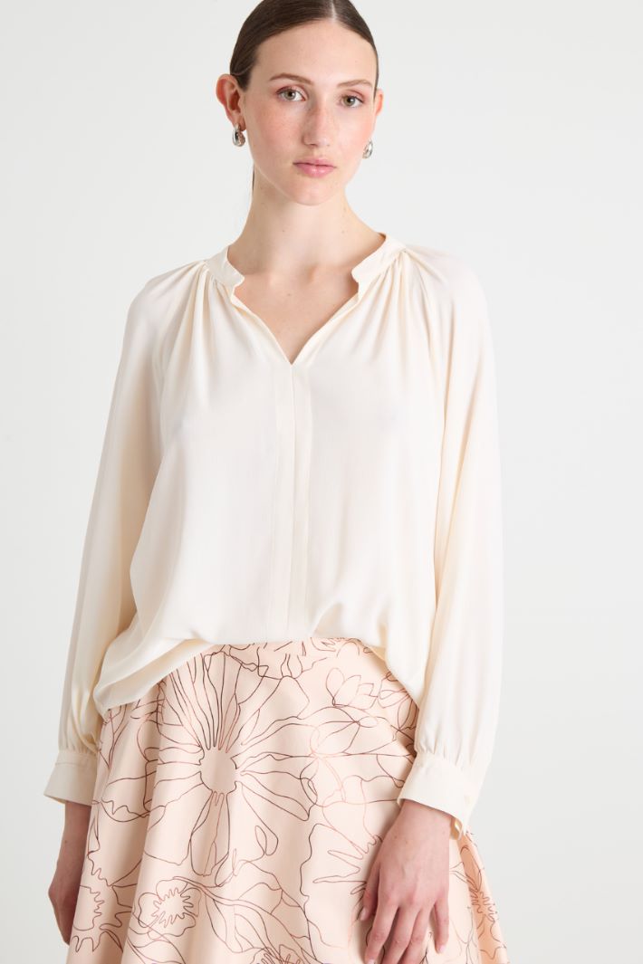 Blusa con arricciature Intrend