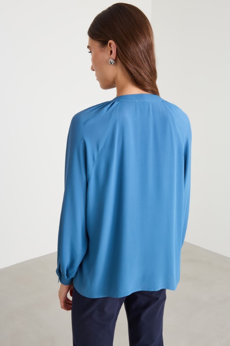 Blusa con arricciature