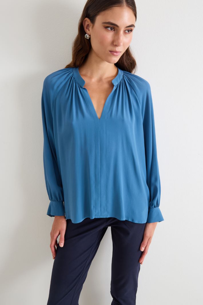 Blusa con arricciature Intrend