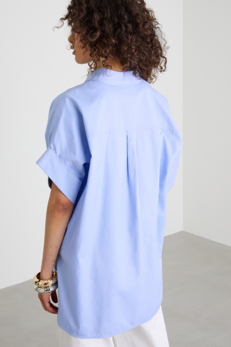 Camisa de oxford de algodón