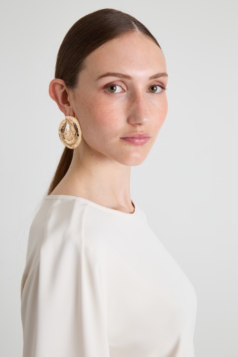 Blusa in crépe leggero