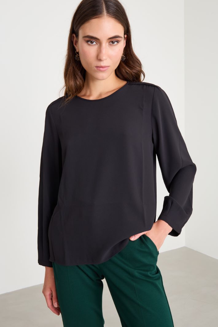 Blusa in crépe leggero Intrend