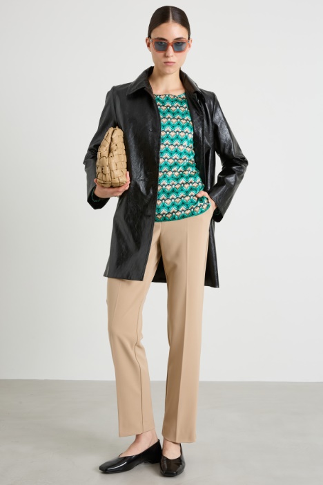 Printed twill blouse Intrend