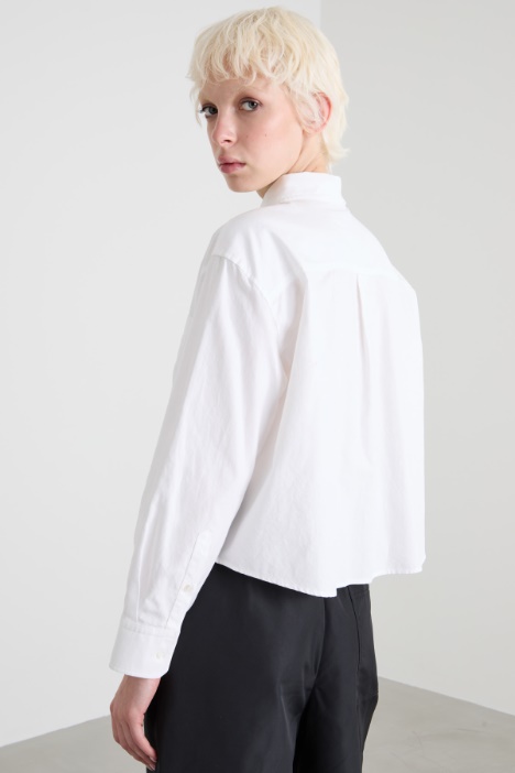 Camisa de oxford de algodón