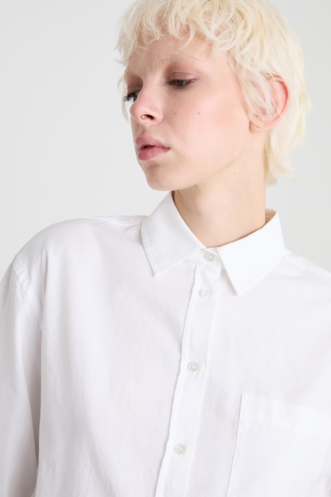 Camisa de oxford de algodón