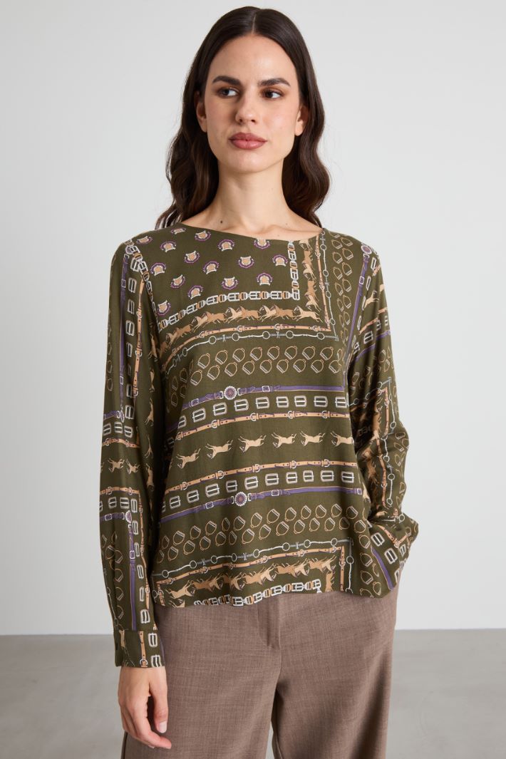Viscose twill blouse Intrend