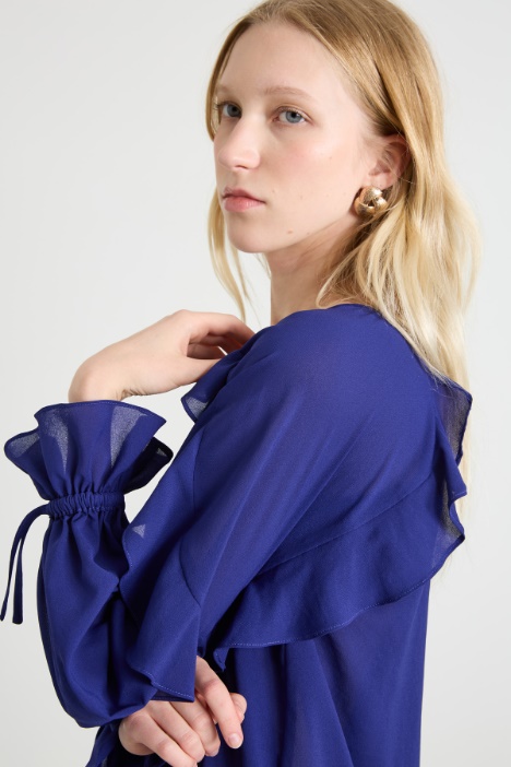 Blusa con rouches