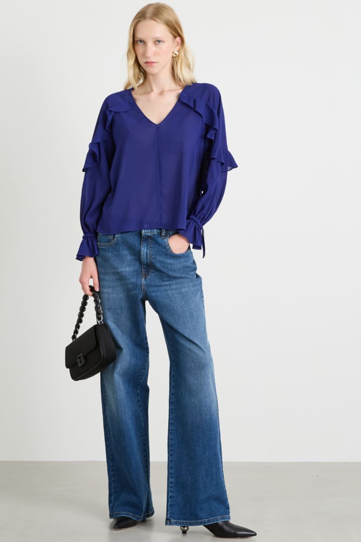 Blusa con rouches Intrend - 3