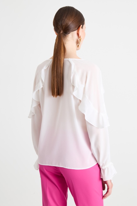 Blusa con rouches